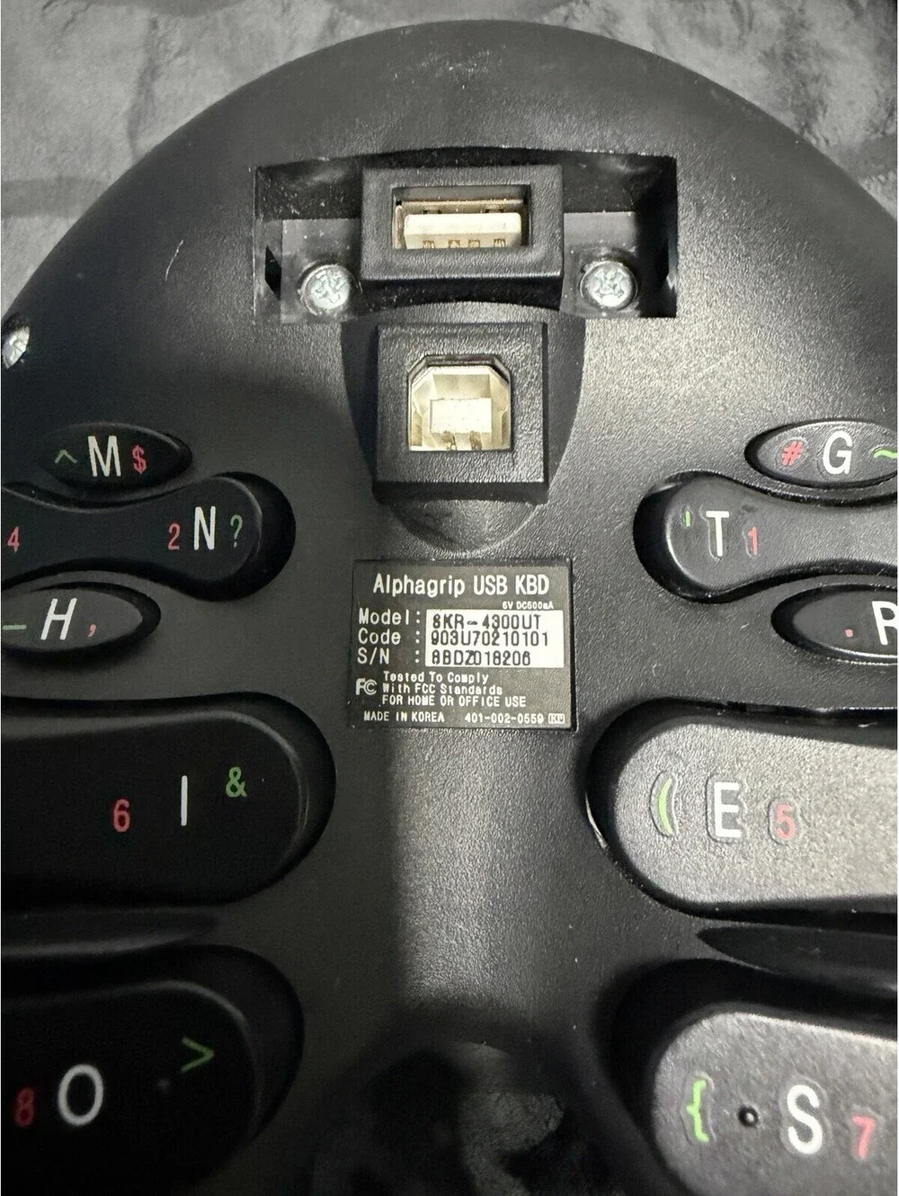 AlphaGrip AG-5 8KR-4300UT Controller Keyboard Trackball